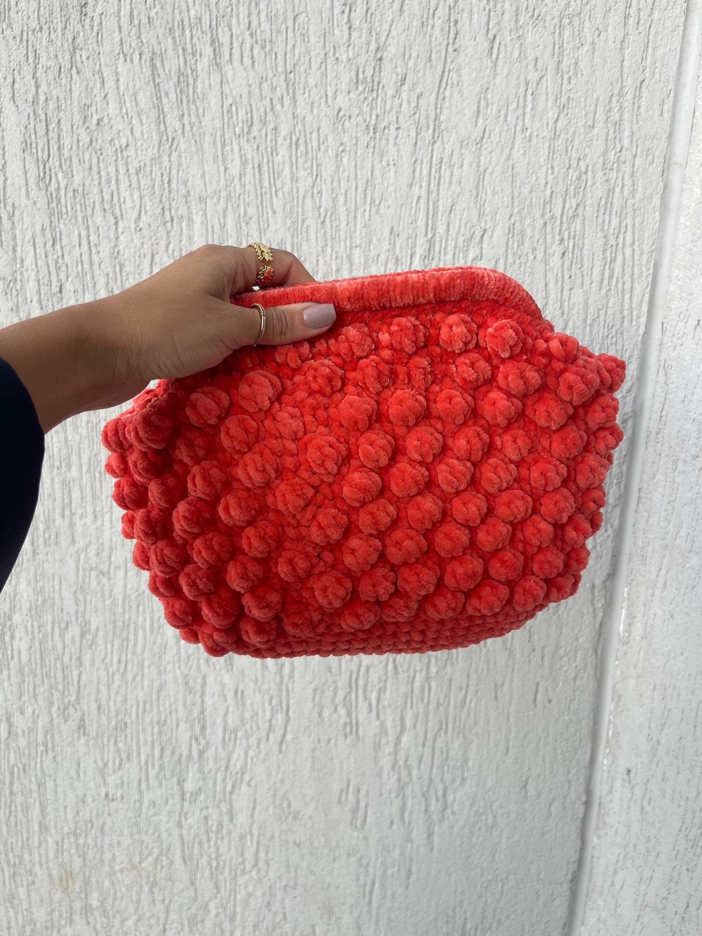 Peachy clutch