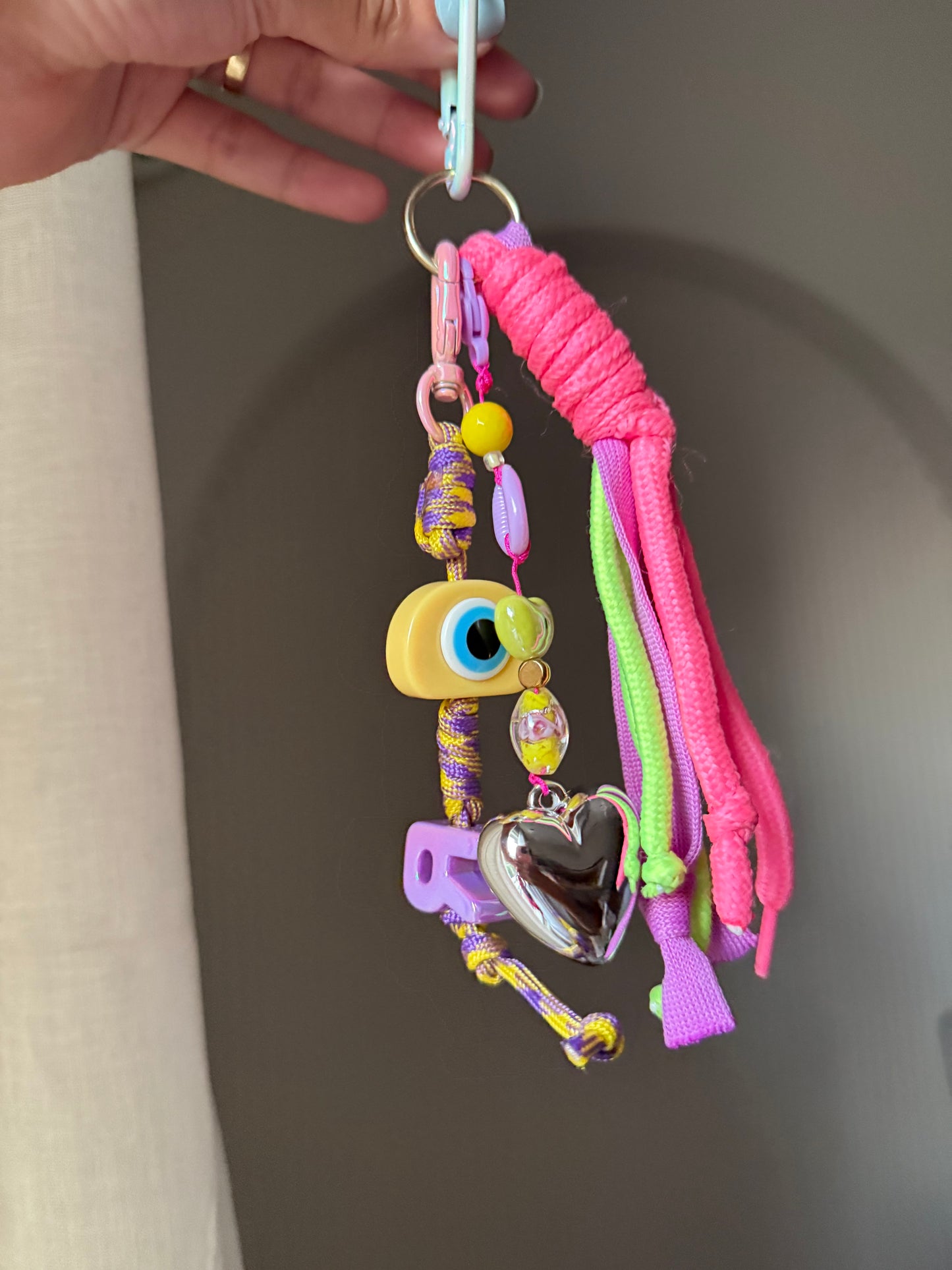 Bubble gum bag charm
