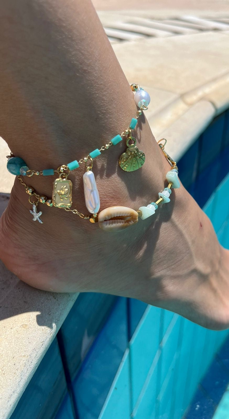Turqouizeyy anklet