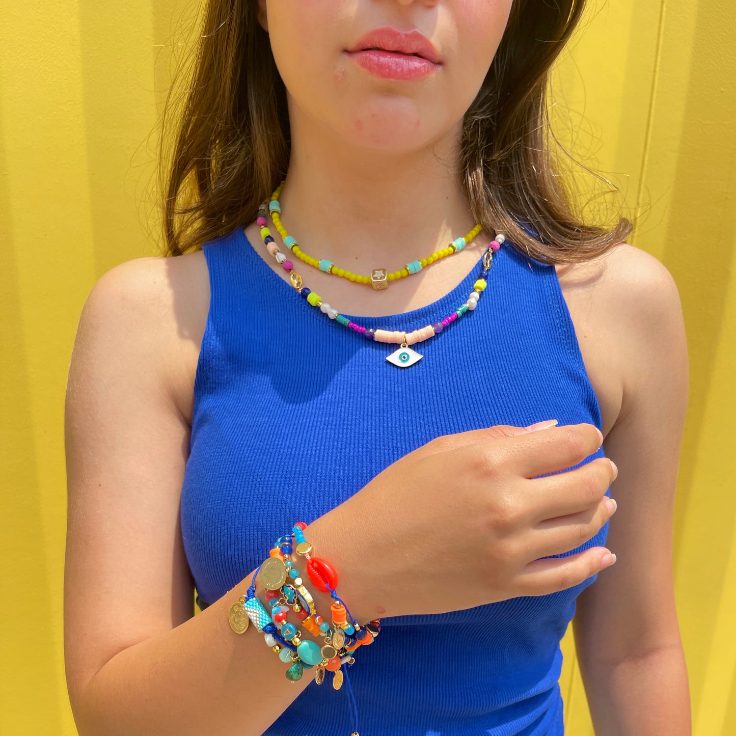 Orange & Blue Bracelets