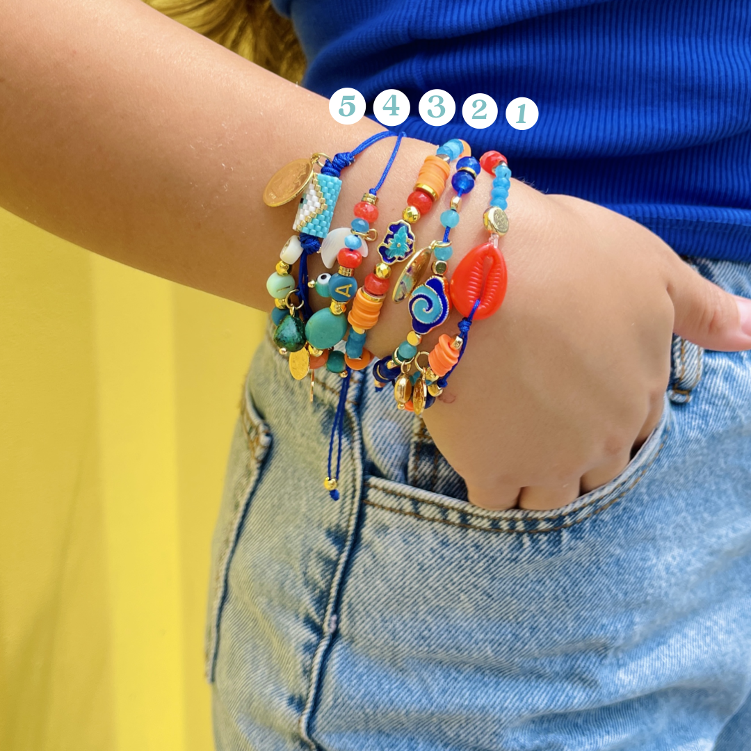 Orange & Blue Bracelets
