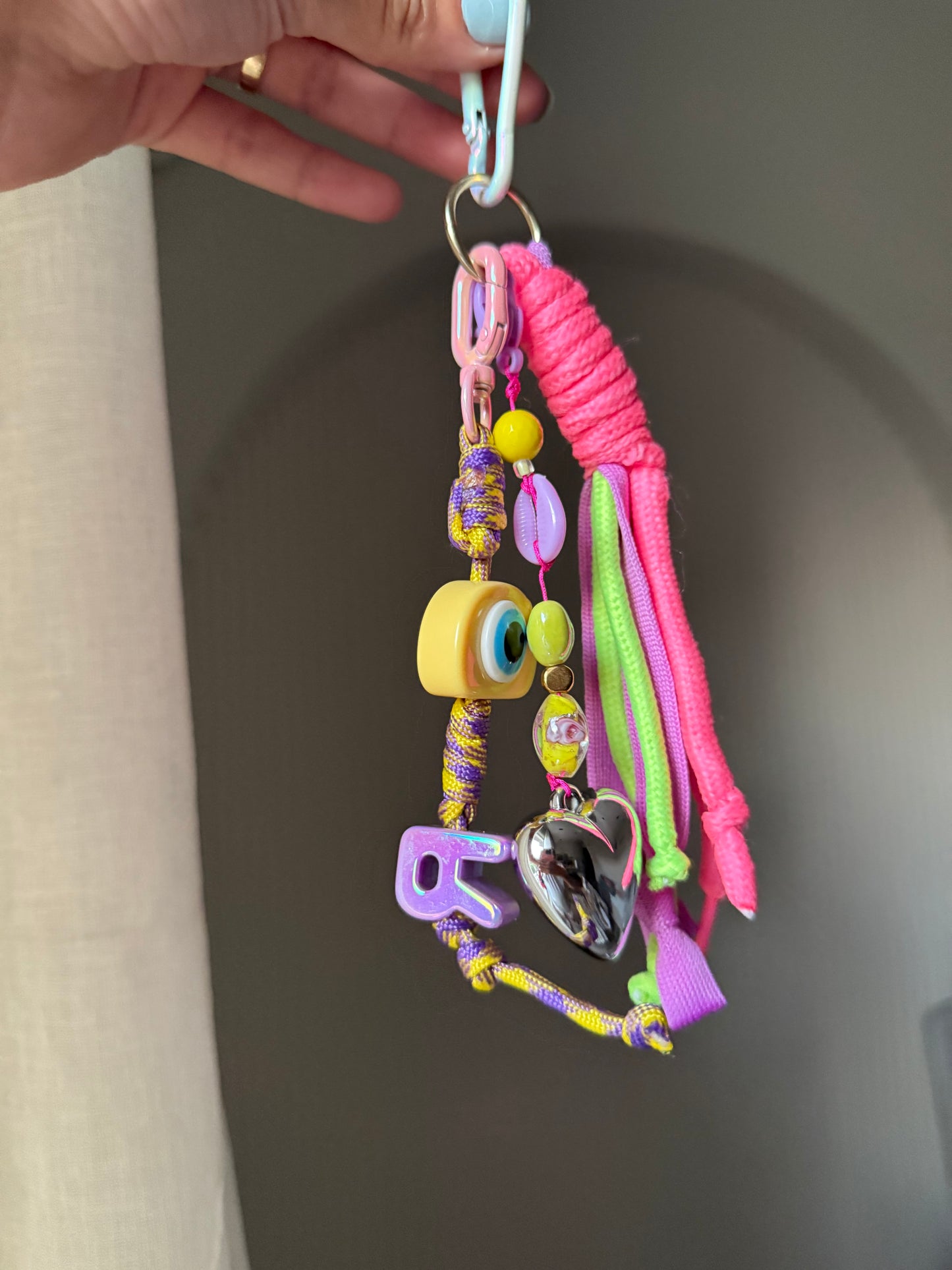 Bubble gum bag charm