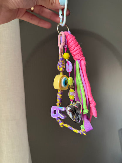 Bubble gum bag charm