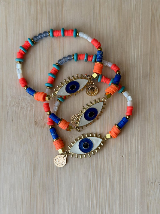Evil eye bracelet