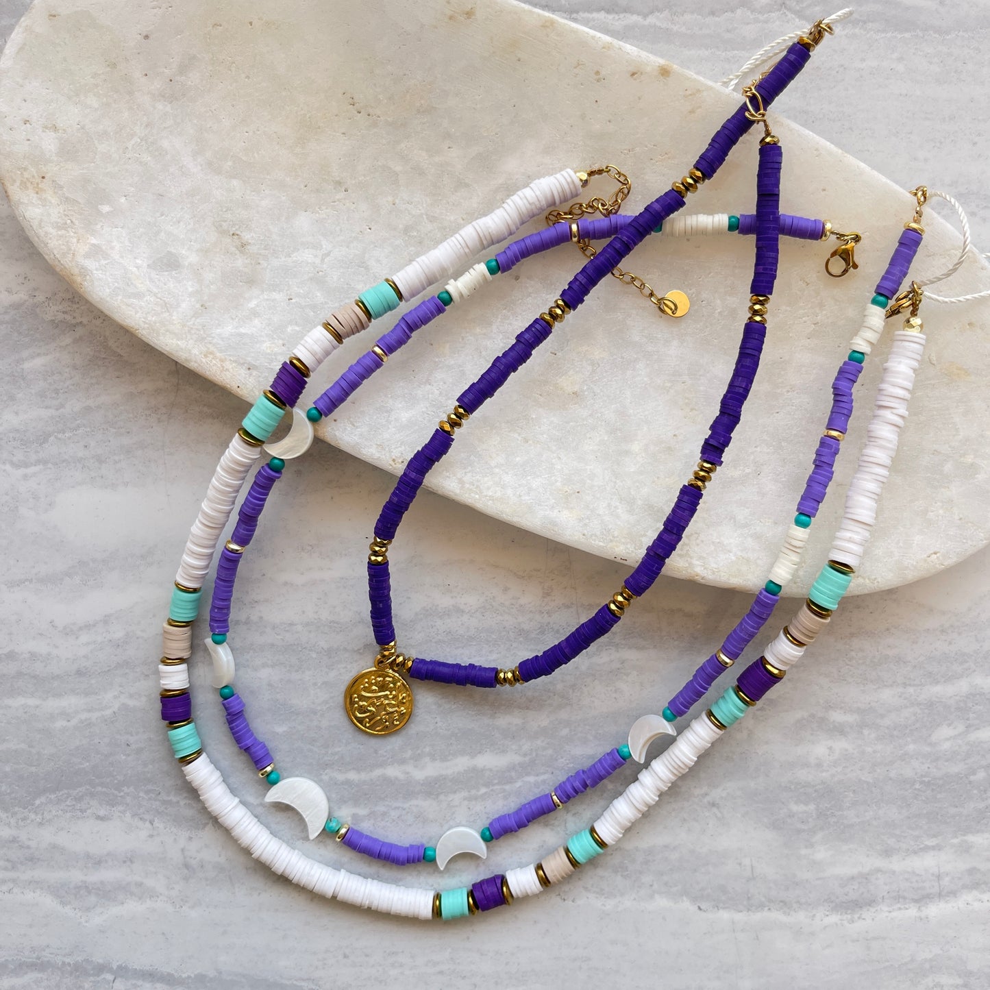 Purple Chocker Set