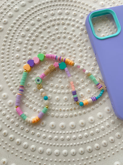 Heart Short Mobile Chain